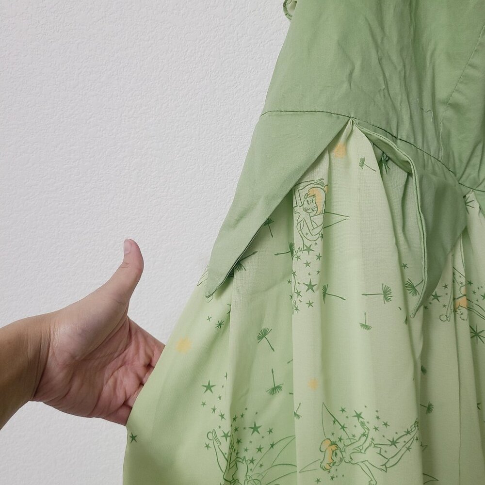 Her Universe Tinkerbell Retro Dress Plus Size 30 Green - Picture 5 of 9